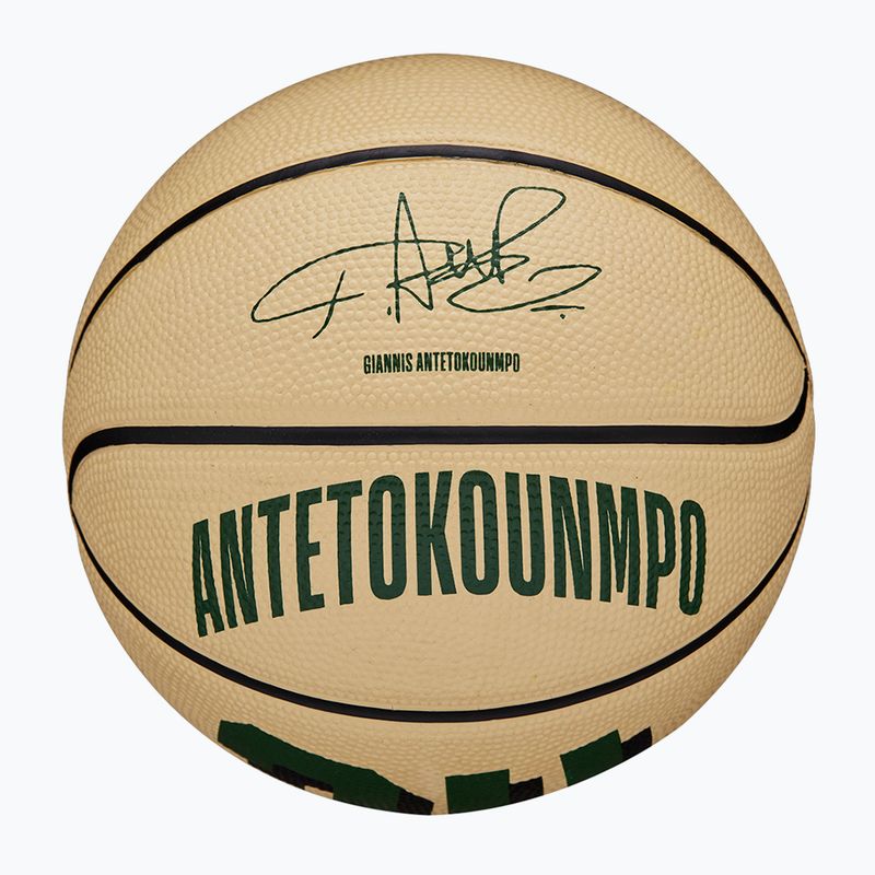 Wilson NBA Spieler Icon Mini Giannis Basketball WZ4007501XB3 Größe 3