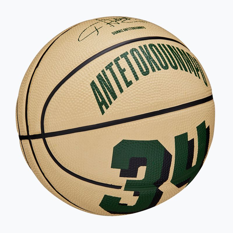 Wilson NBA Spieler Icon Mini Giannis Basketball WZ4007501XB3 Größe 3 3