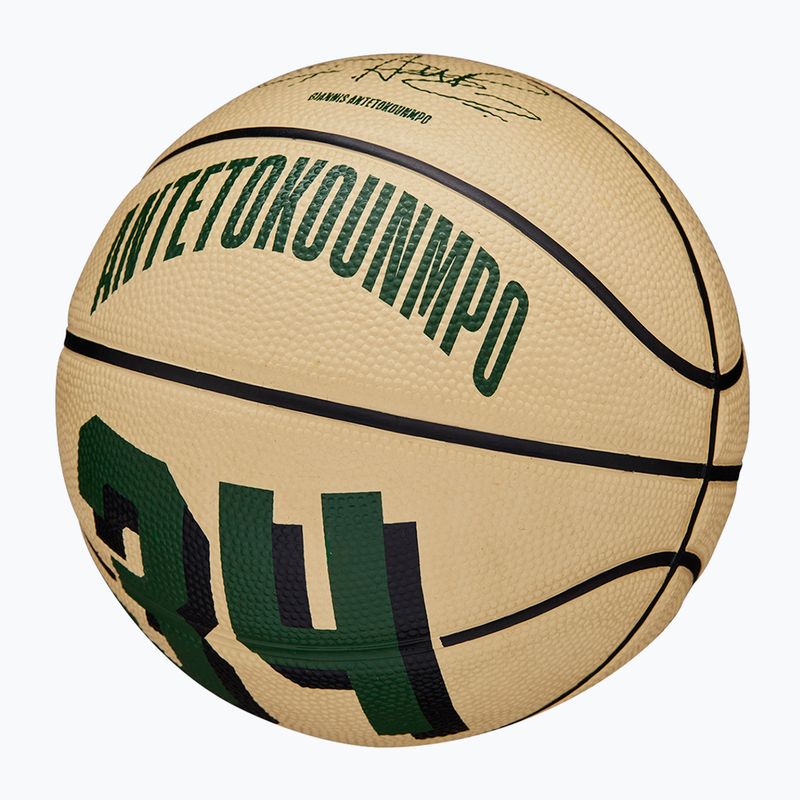 Wilson NBA Spieler Icon Mini Giannis Basketball WZ4007501XB3 Größe 3 4