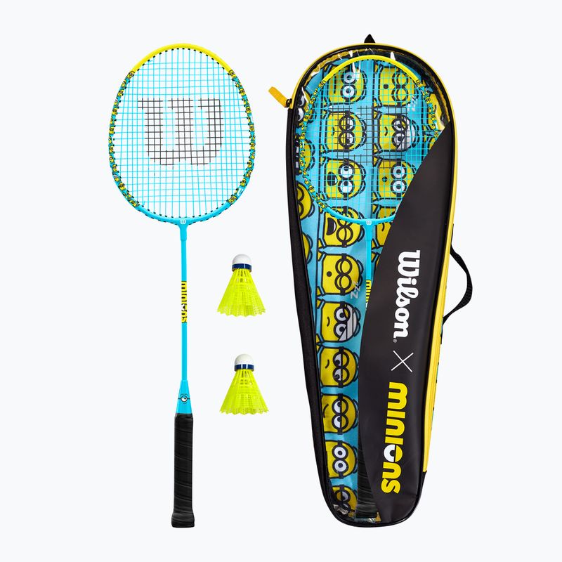 Wilson Minions 2.0 schwarz/gelb Kinder Badminton Set