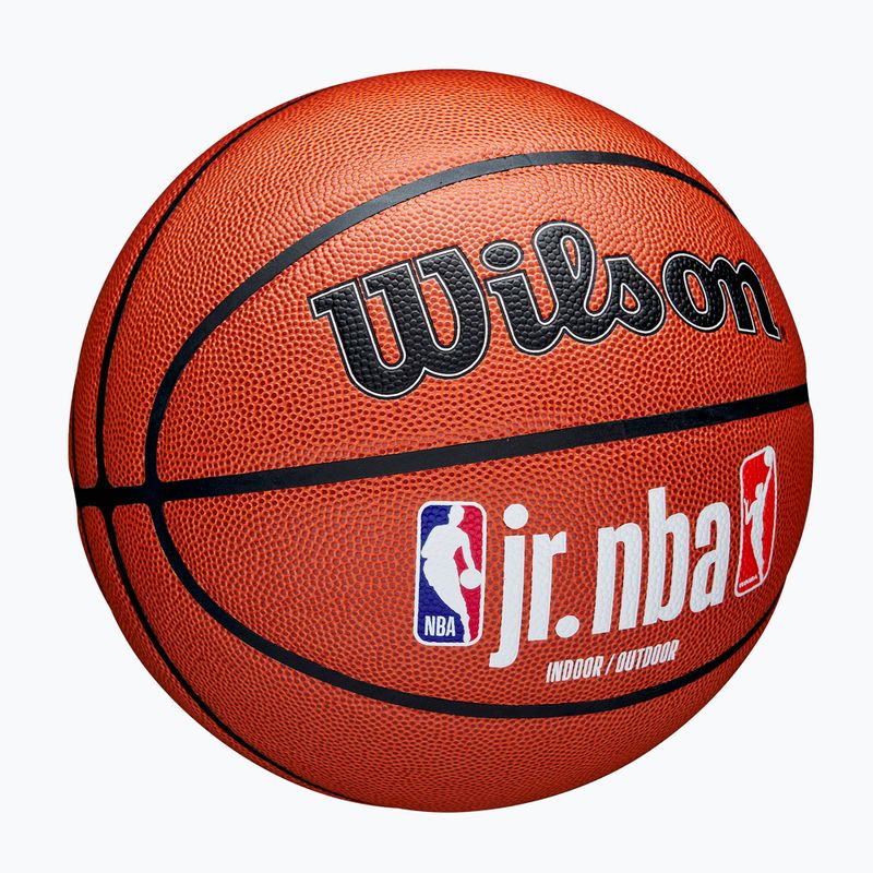 Wilson NBA JR Fam Logo Basketball Indoor Outdoor braun Größe 6 2