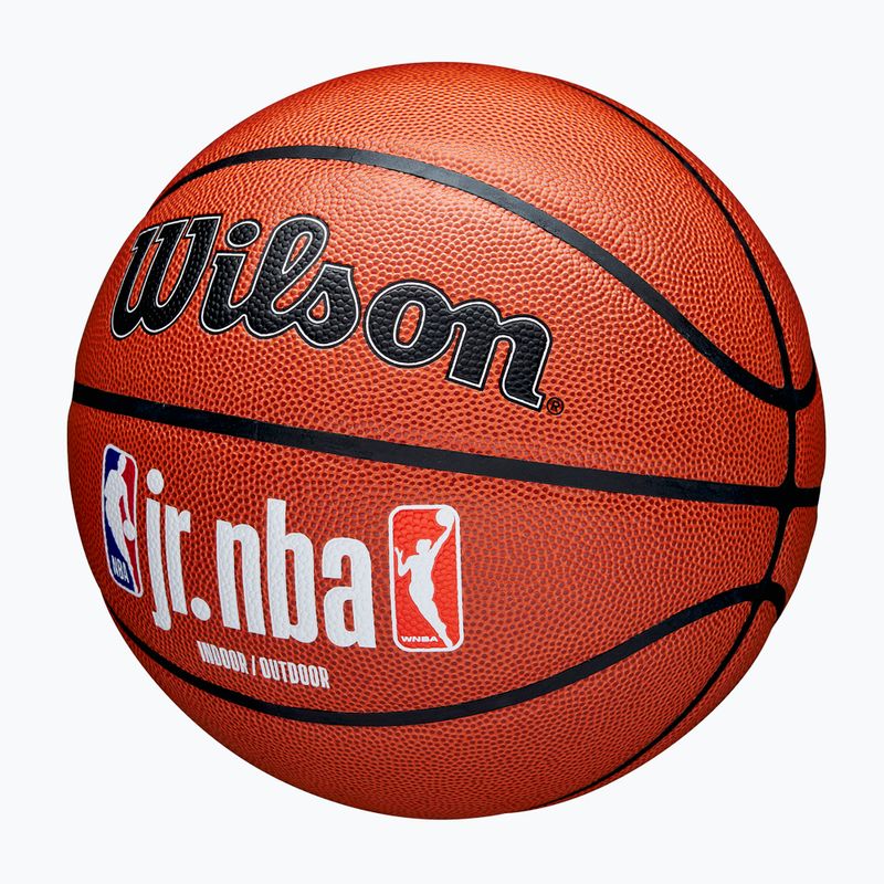 Wilson NBA JR Fam Logo Basketball Indoor Outdoor braun Größe 6 3