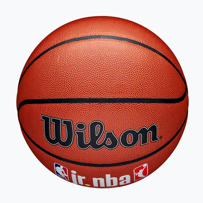 Kinder Basketball Wilson NBA JR Fam Logo Indoor Outdoor braun Größe 5