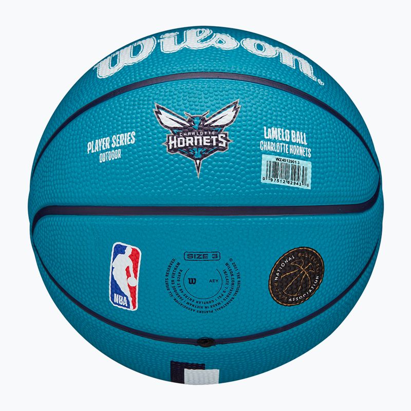 Wilson NBA Spieler Icon Mini Lamelo Basketball WZ4012901XB3 Größe 3 6
