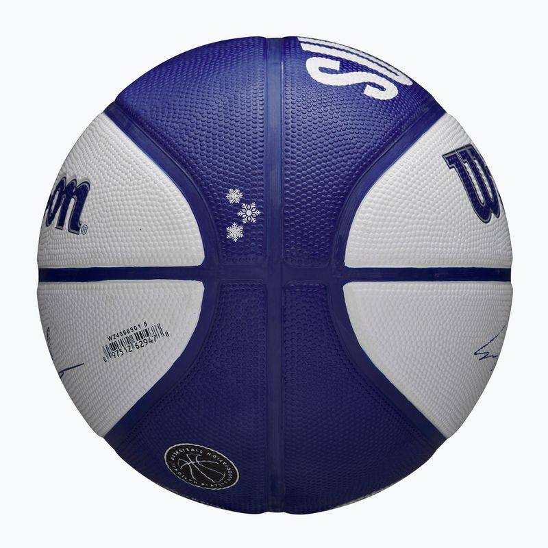 Kinder Basketball Wilson NBA Spieler Lokale Markkanen blau Größe 5 6