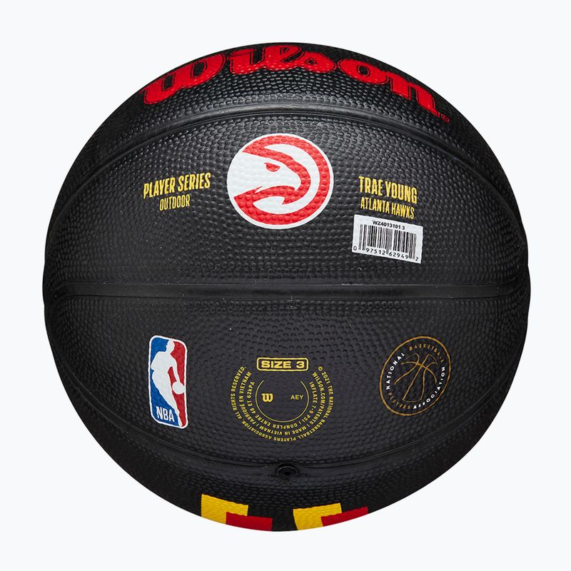 Wilson NBA Spieler Icon Mini Trae Basketball WZ4013101XB3 Größe 3 6