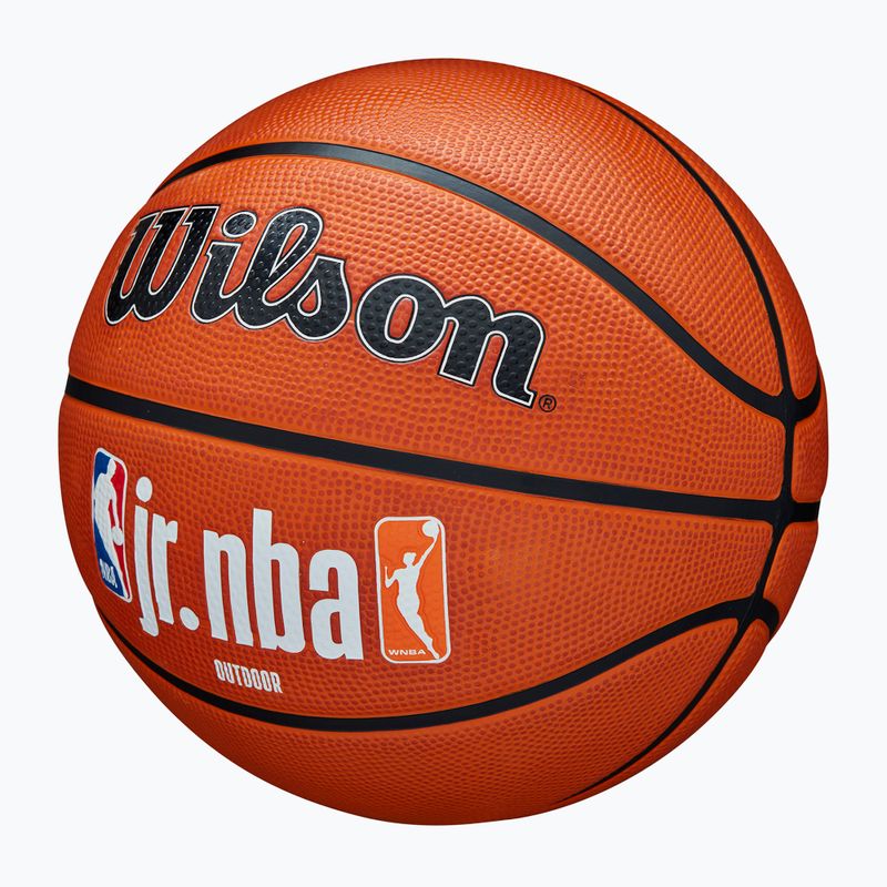 Wilson NBA JR Fam Logo Authentic Outdoor braun Basketball Größe 7