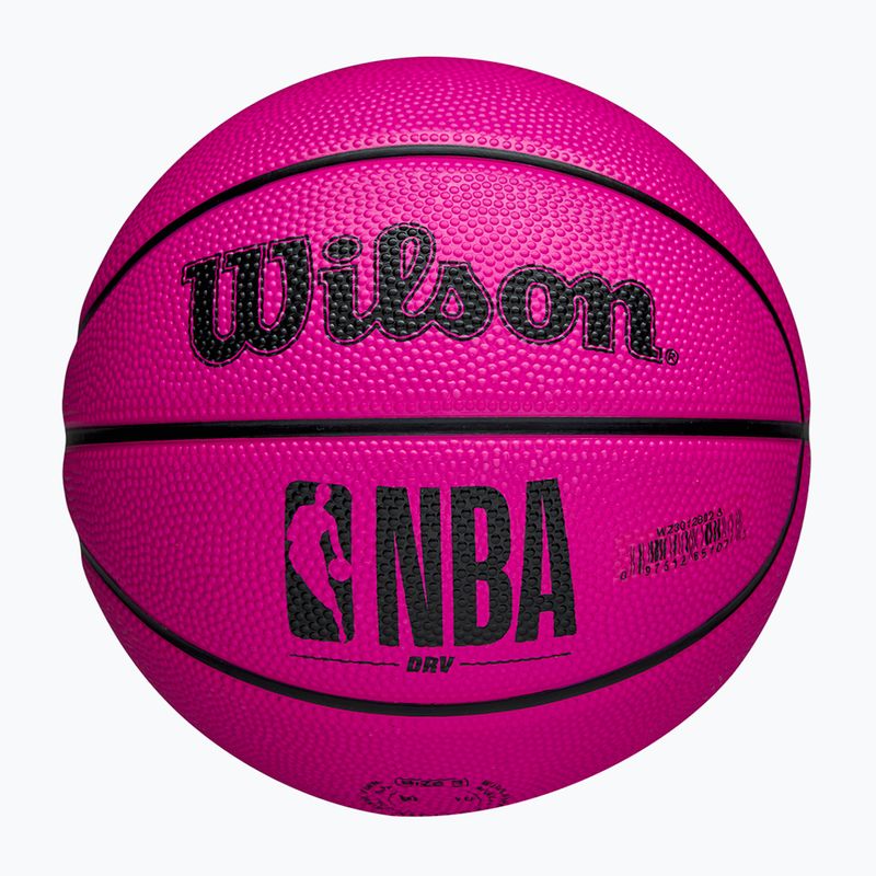 Kinder Basketball Wilson DRV Mini rosa Größe 3