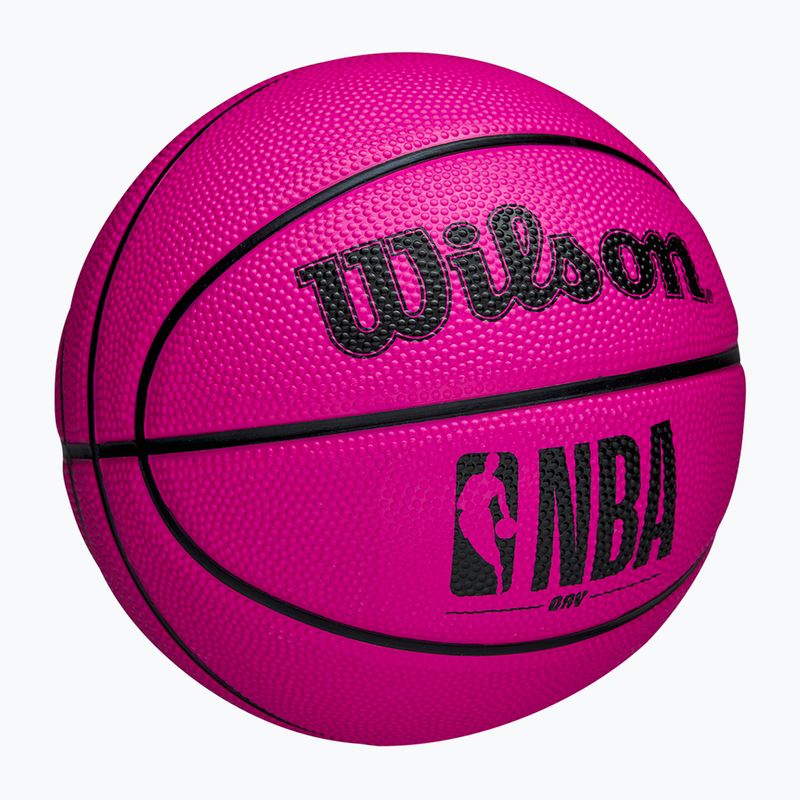 Kinder Basketball Wilson DRV Mini rosa Größe 3 2