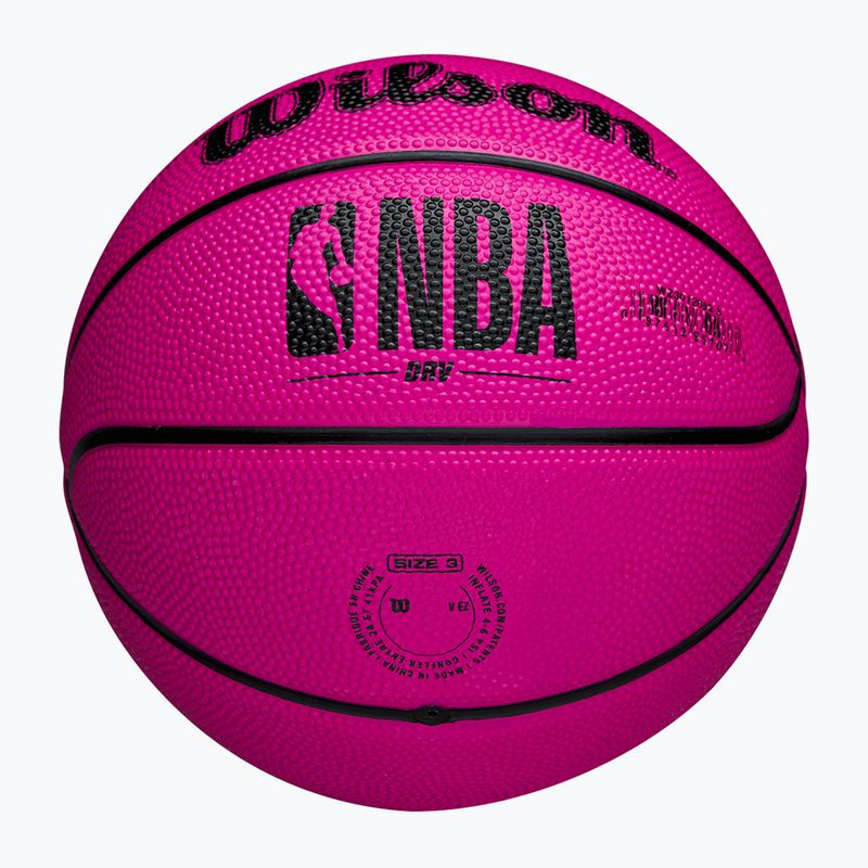 Kinder Basketball Wilson DRV Mini rosa Größe 3 5