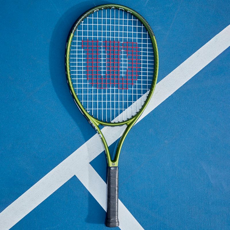 Kinder-Tennisschläger Wilson Blade Feel Comp 26 grün WR125210U 8