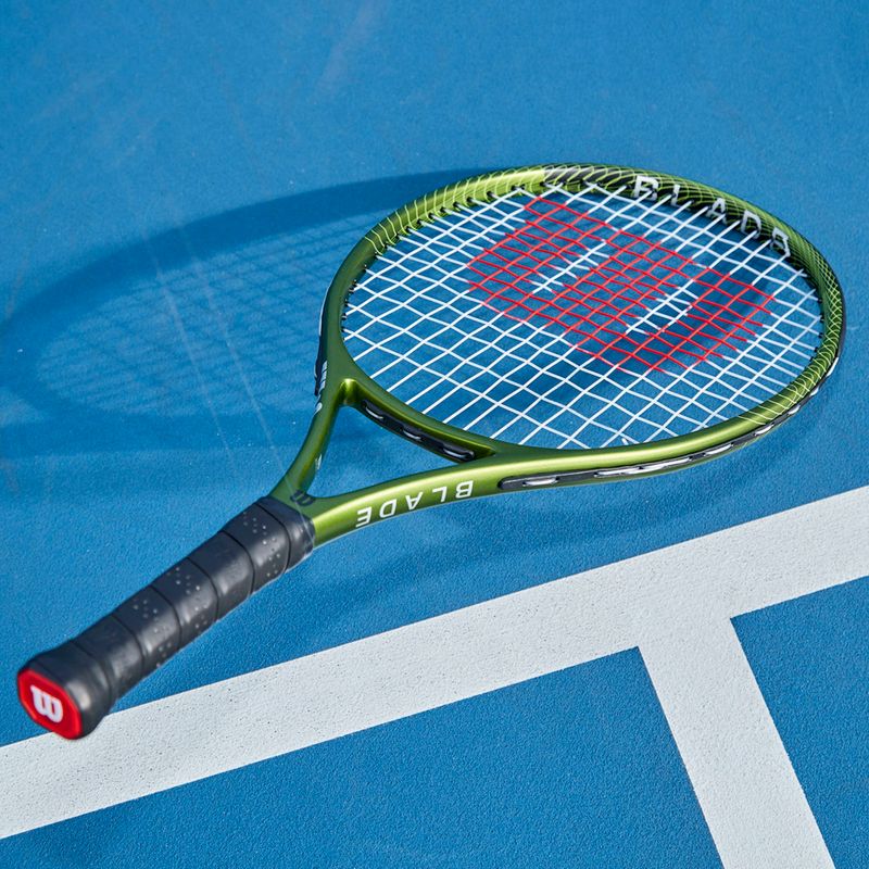 Kinder-Tennisschläger Wilson Blade Feel Comp 26 grün WR125210U 10