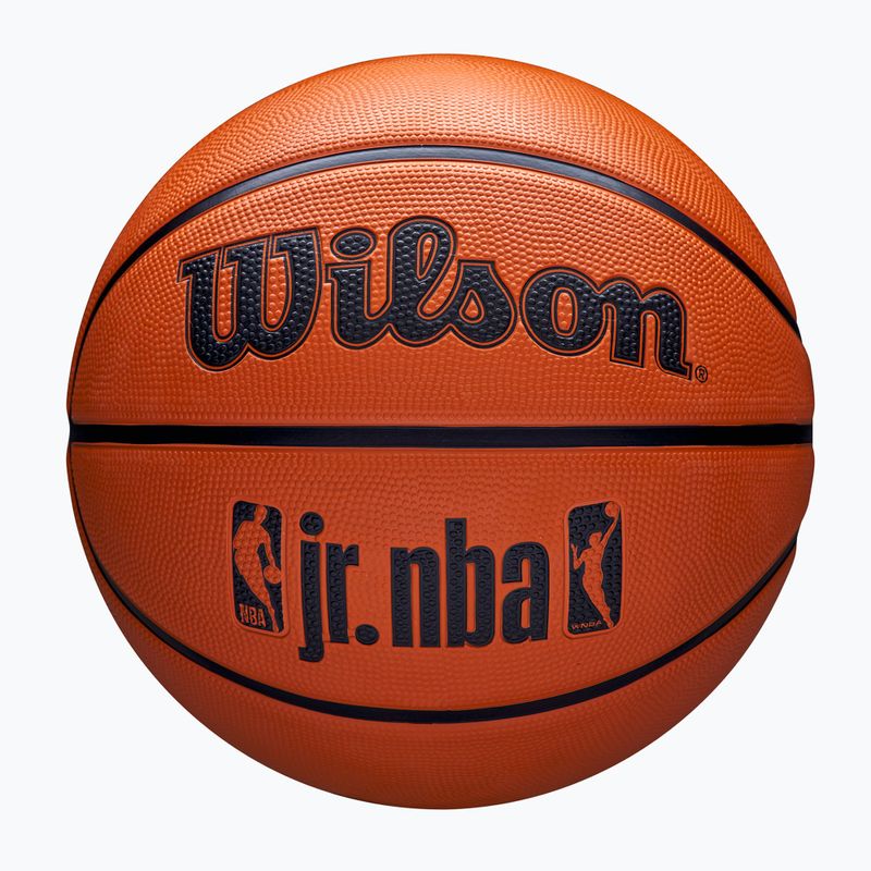 Kinder Basketball Wilson NBA JR Drv Fam Logo braun Größe 5