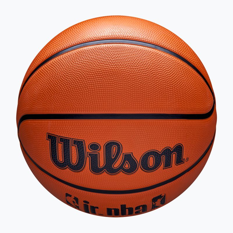 Kinder Basketball Wilson NBA JR Drv Fam Logo braun Größe 4 4