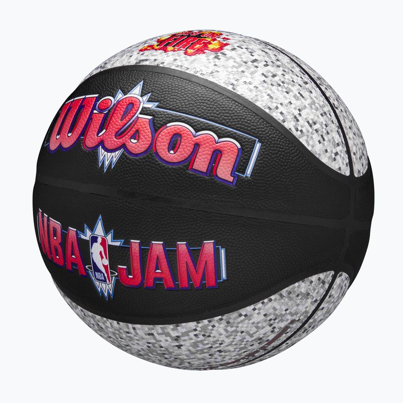 Wilson NBA Jam Indoor Outdoor Basketball schwarz/grau Größe 7