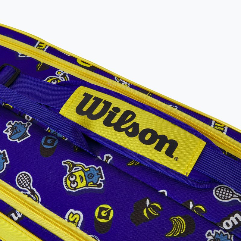 Wilson Minions Tennistasche V3.0 Team 6Pk navy blau WR8025401001 4