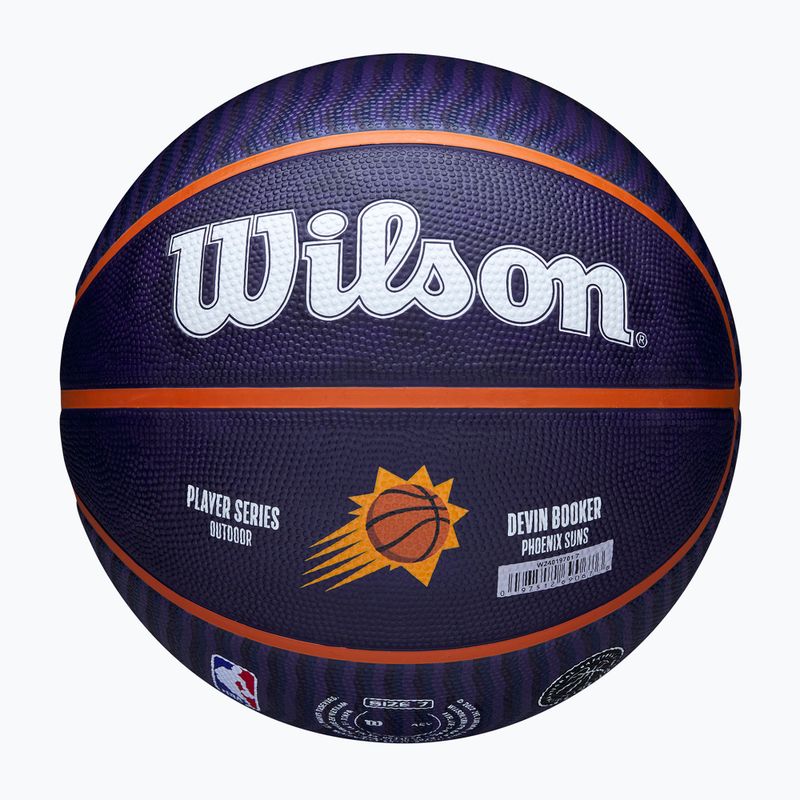 Wilson NBA Spieler Icon Outdoor Basketball Booker Marine 7 5