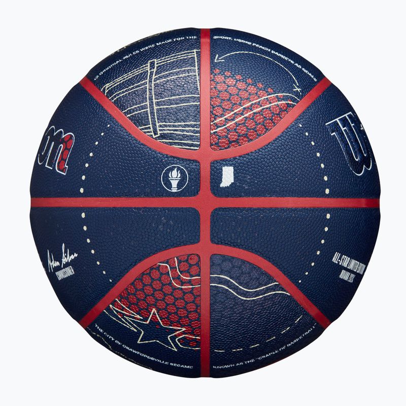 Wilson 2024 NBA All Star Collector Basketball + Box braun Größe 7 6