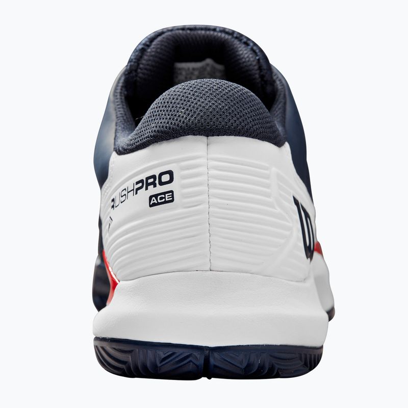Wilson Rush Pro Ace Clay Herren Tennisschuhe navy blazer/weiß/infrarot 11