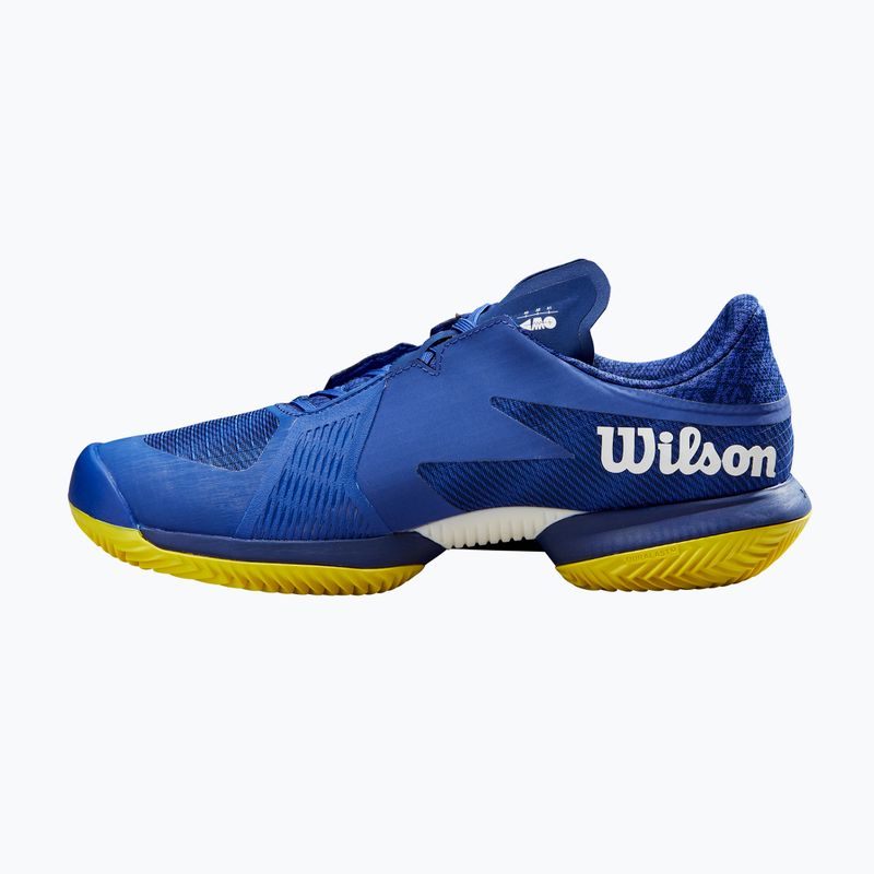 Herren Tennisschuhe Wilson Kaos Swift 1.5 Clay blau/sulphur spring/blauer Druck 10