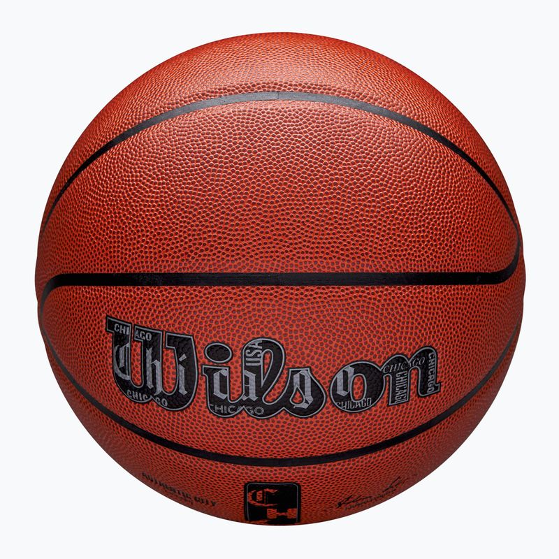 Basketball Wilson NBA Authentic City Chicago brown Größe 7 5