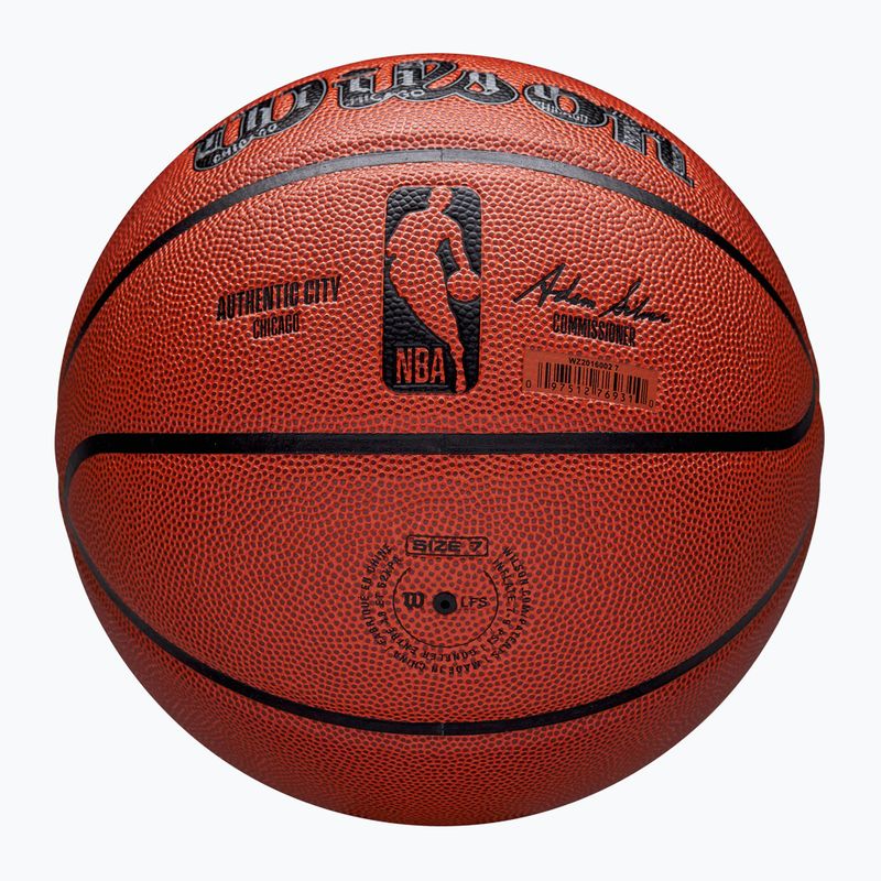 Basketball Wilson NBA Authentic City Chicago brown Größe 7 6