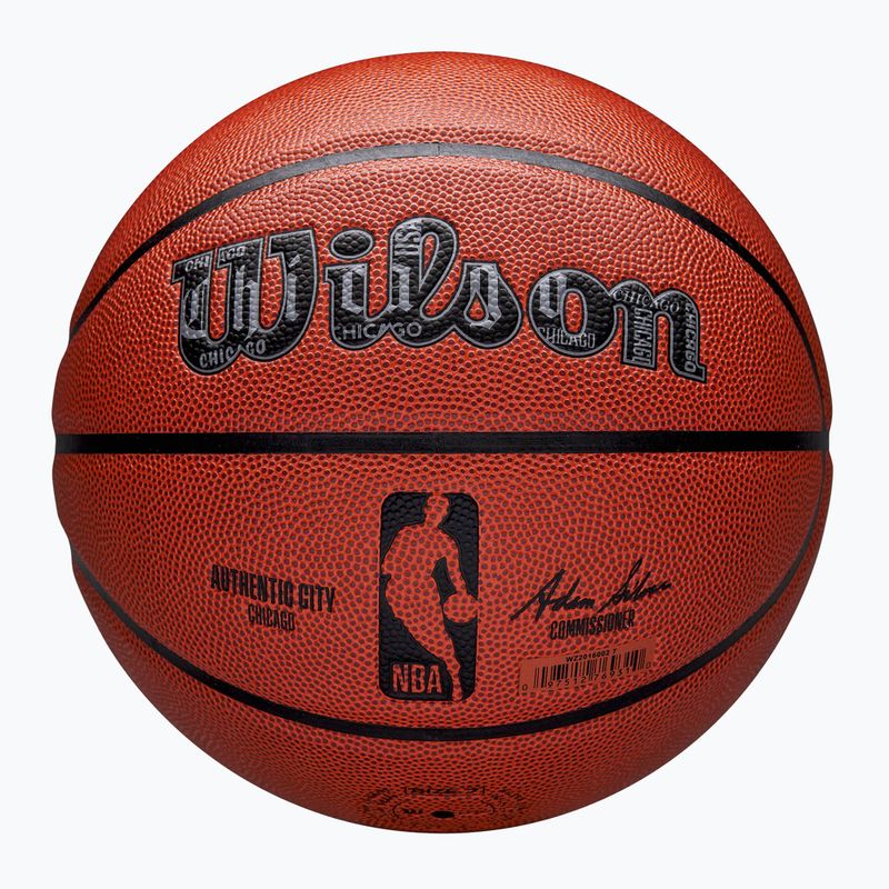 Basketball Wilson NBA Authentic City Chicago brown Größe 7 7
