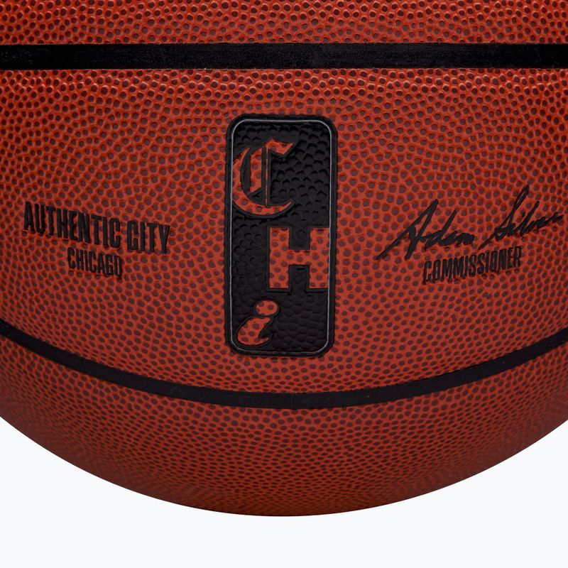 Basketball Wilson NBA Authentic City Chicago brown Größe 7 8