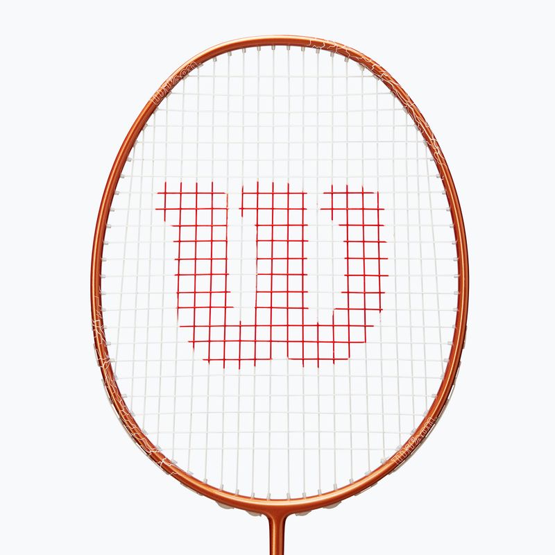 Badmintonschläger Wilson Vertex 300 bronze/white 4