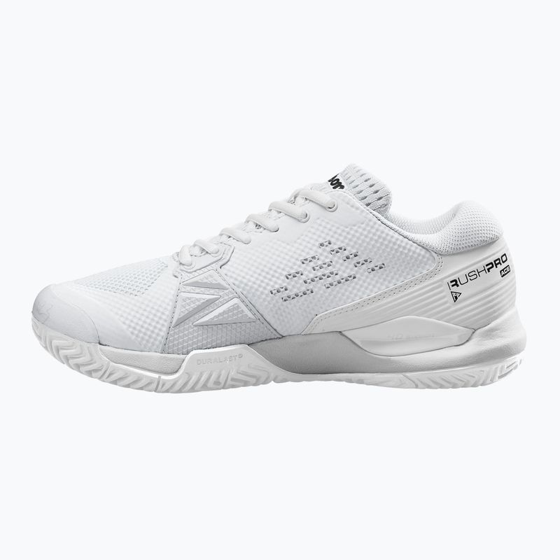 Damen Tennisschuhe Wilson Rush Pro Ace weiß/weiß/schwarz 10