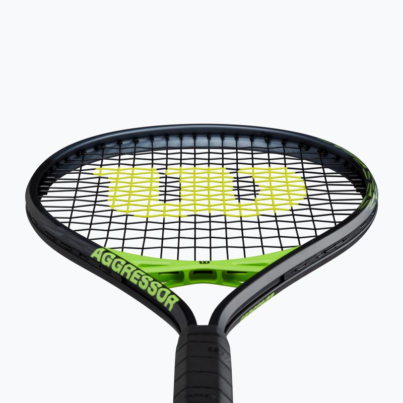 Tennisschläger Wilson Aggressor black/ green 4