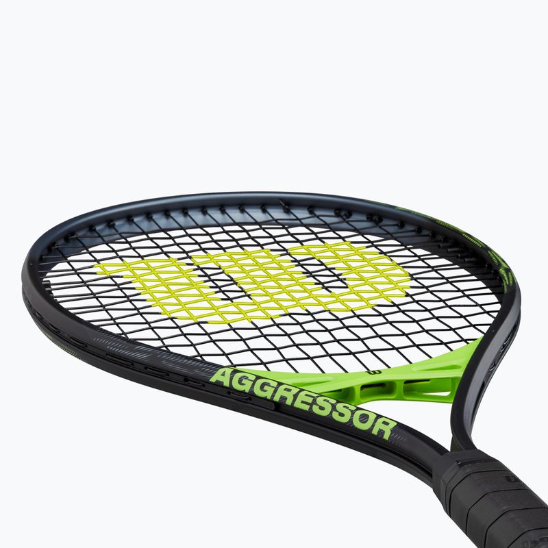 Tennisschläger Wilson Aggressor black/ green 5