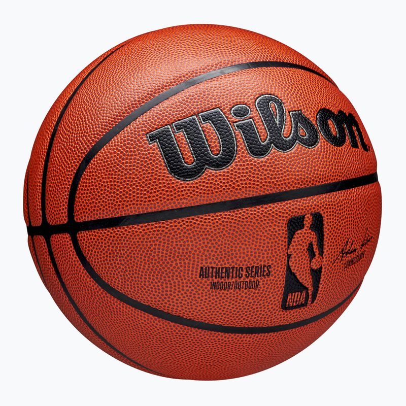 Basketball Wilson Authentic Indoor Outdoor brown Größe 6 2