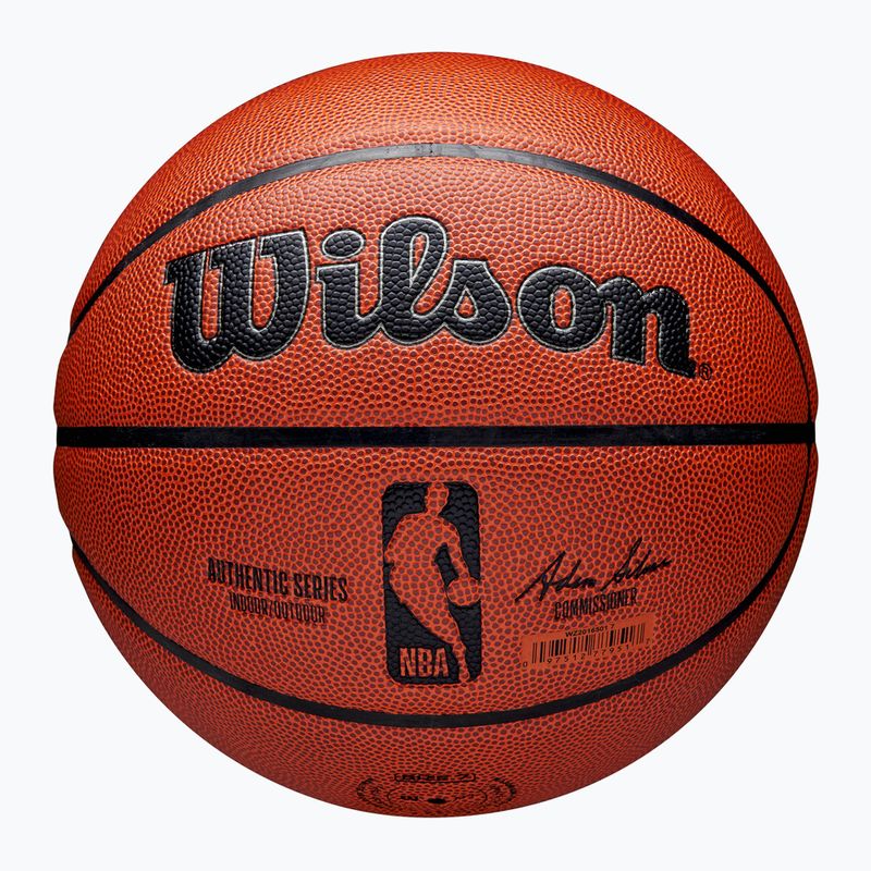 Basketball Wilson Authentic Indoor Outdoor brown Größe 6 7