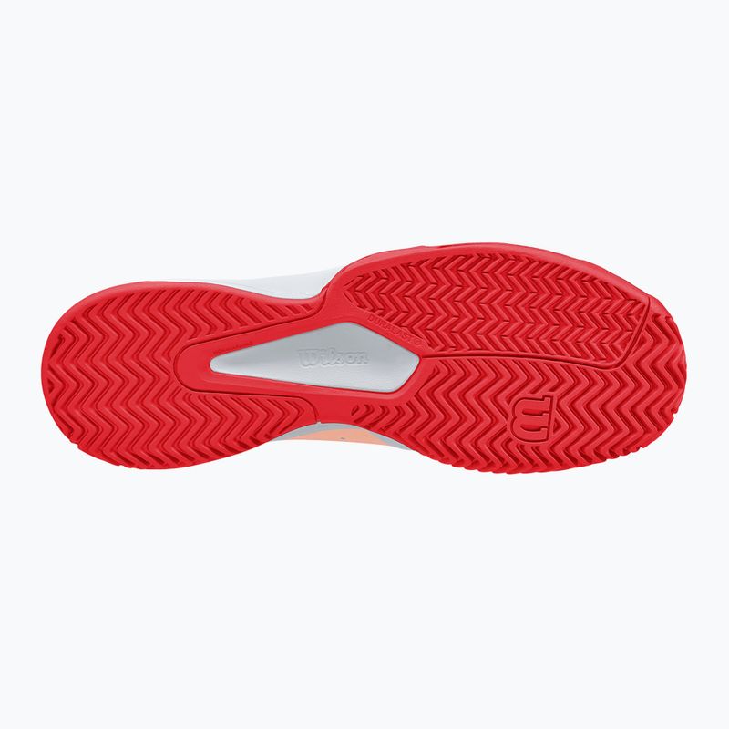 Damen Tennisschuhe Wilson Kaos Stroke 2.0 weiß/pfirsich perfait/infrarot 10