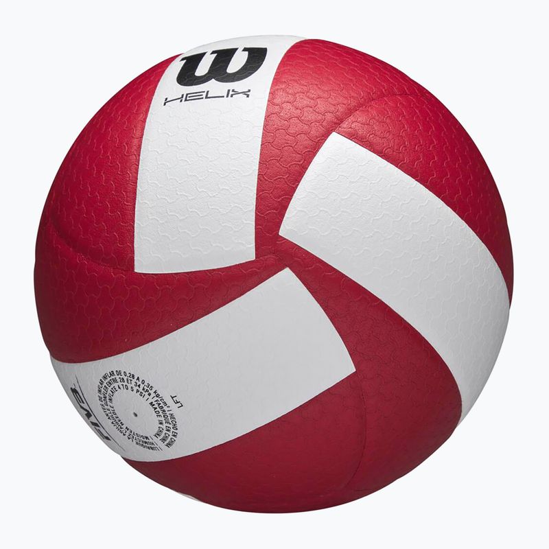 Volleyball Wilson Helix Game Ball red/white Größe 5 2
