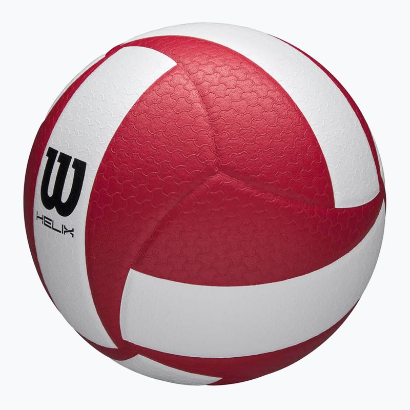 Volleyball Wilson Helix Game Ball red/white Größe 5 3