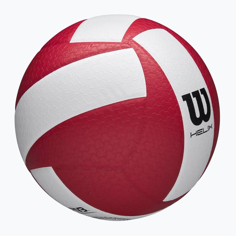 Volleyball Wilson Helix Game Ball red/white Größe 5 4