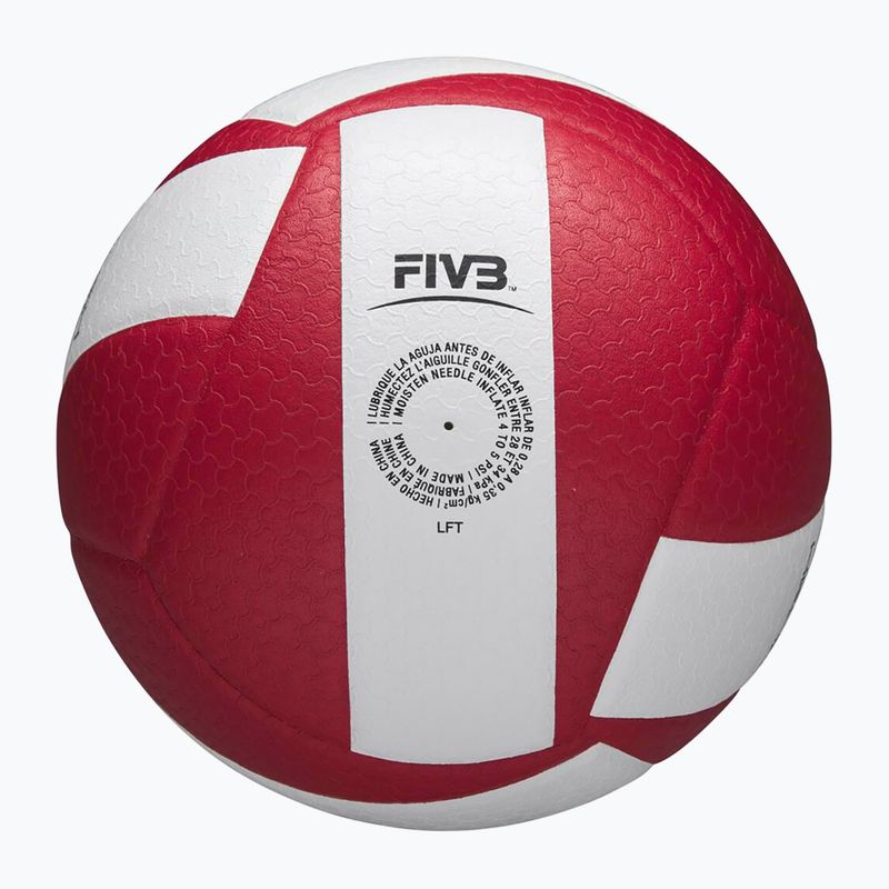 Volleyball Wilson Helix Game Ball red/white Größe 5 7