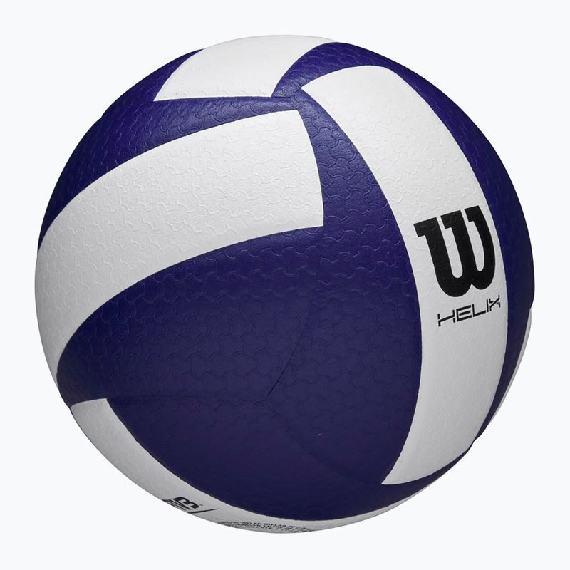 Volleyball Wilson Helix Game Ball blue/white Größe 5 4