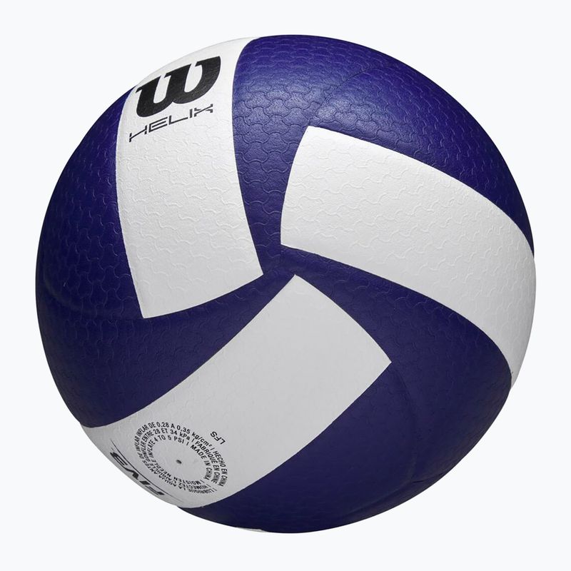 Volleyball Wilson Helix Game Ball blue/white Größe 5 5