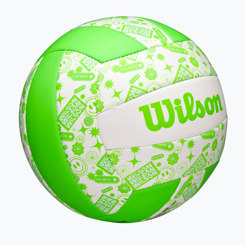 Volleyball Wilson Stamp green/white Größe 5 2