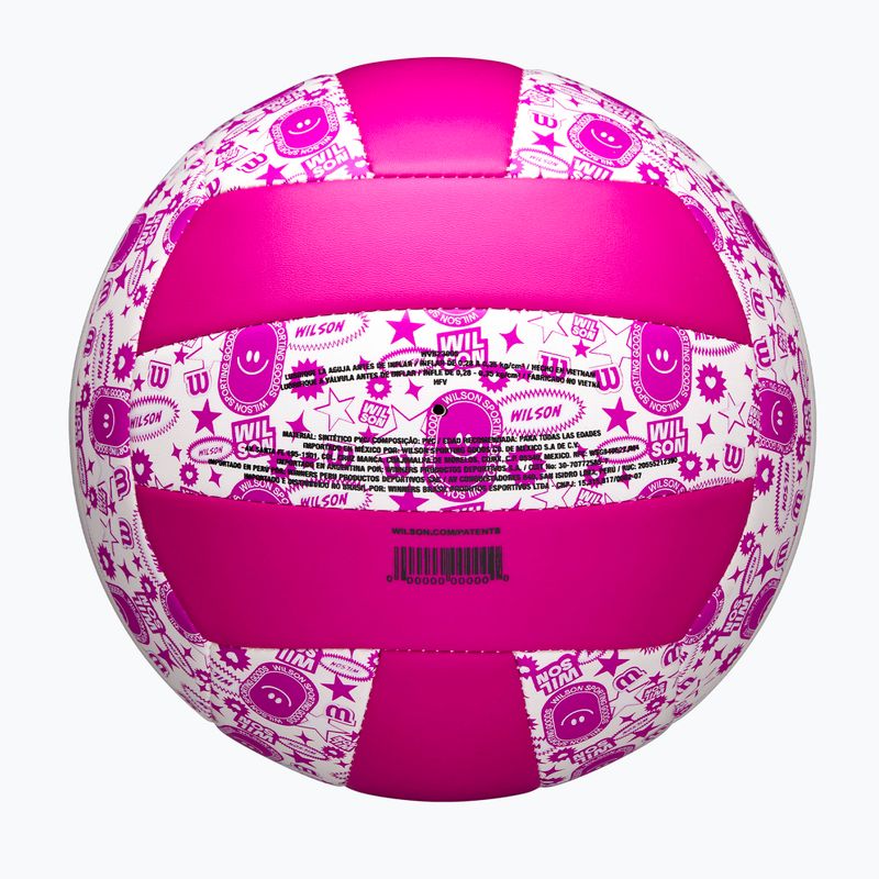 Volleyball Wilson Stamp purple/white Größe 5 5