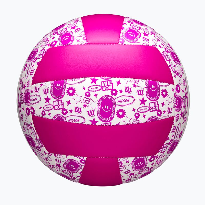 Volleyball Wilson Stamp purple/white Größe 5 6