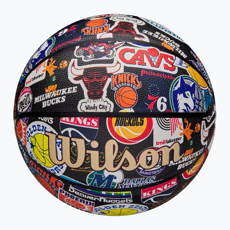 Basketball Wilson NBA All Team Retro multicolour Größe 7 5