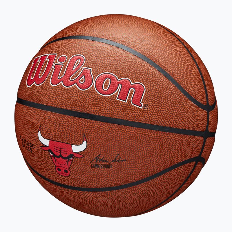 Basketball Wilson NBA Team Alliance Chicago Bulls brown Größe 7 3