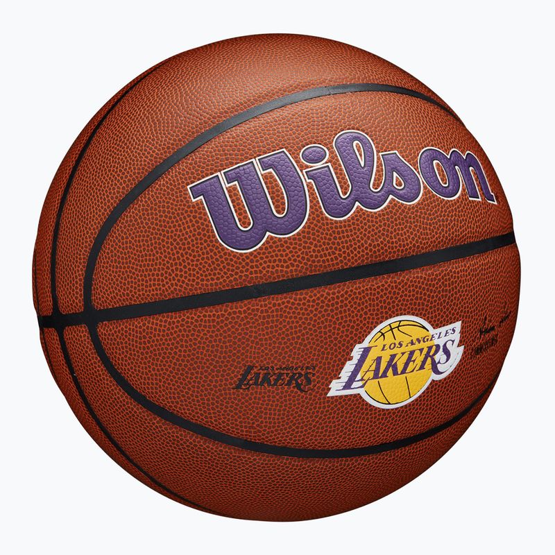 Basketball Wilson NBA Team Alliance Los Angeles Lakers brown Größe 7 2