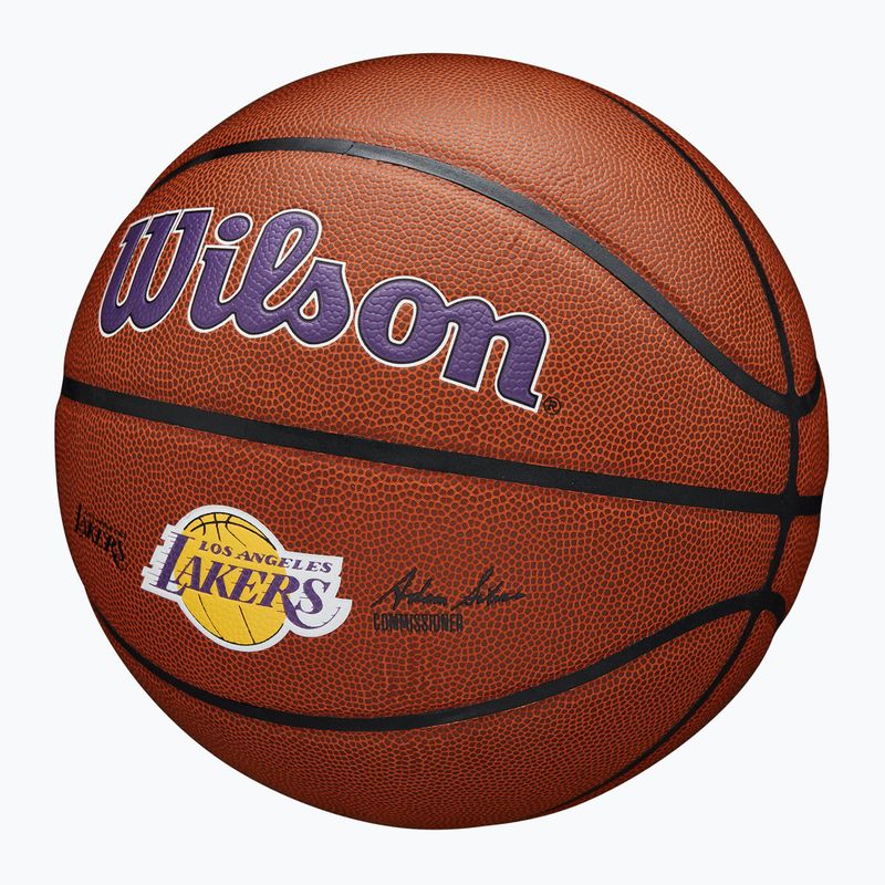 Basketball Wilson NBA Team Alliance Los Angeles Lakers brown Größe 7 3
