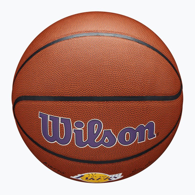 Basketball Wilson NBA Team Alliance Los Angeles Lakers brown Größe 7 5
