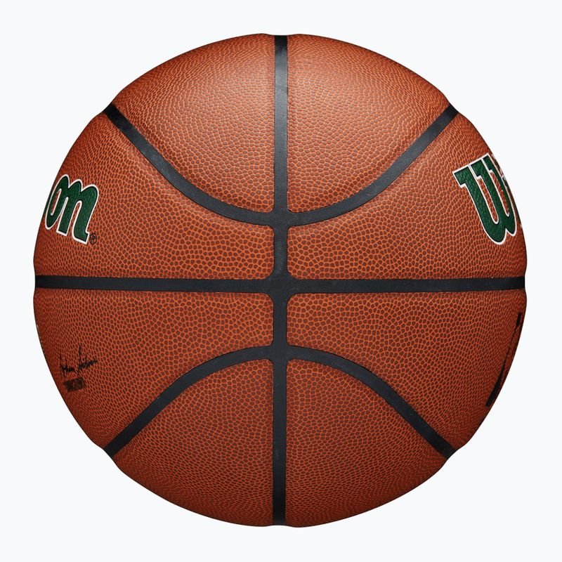 Basketball Wilson NBA Team Alliance Milwaukee Bucks brown Größe 7 4